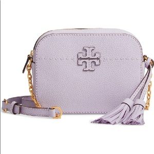 Lilac Tory Burch McGraw Handbag
